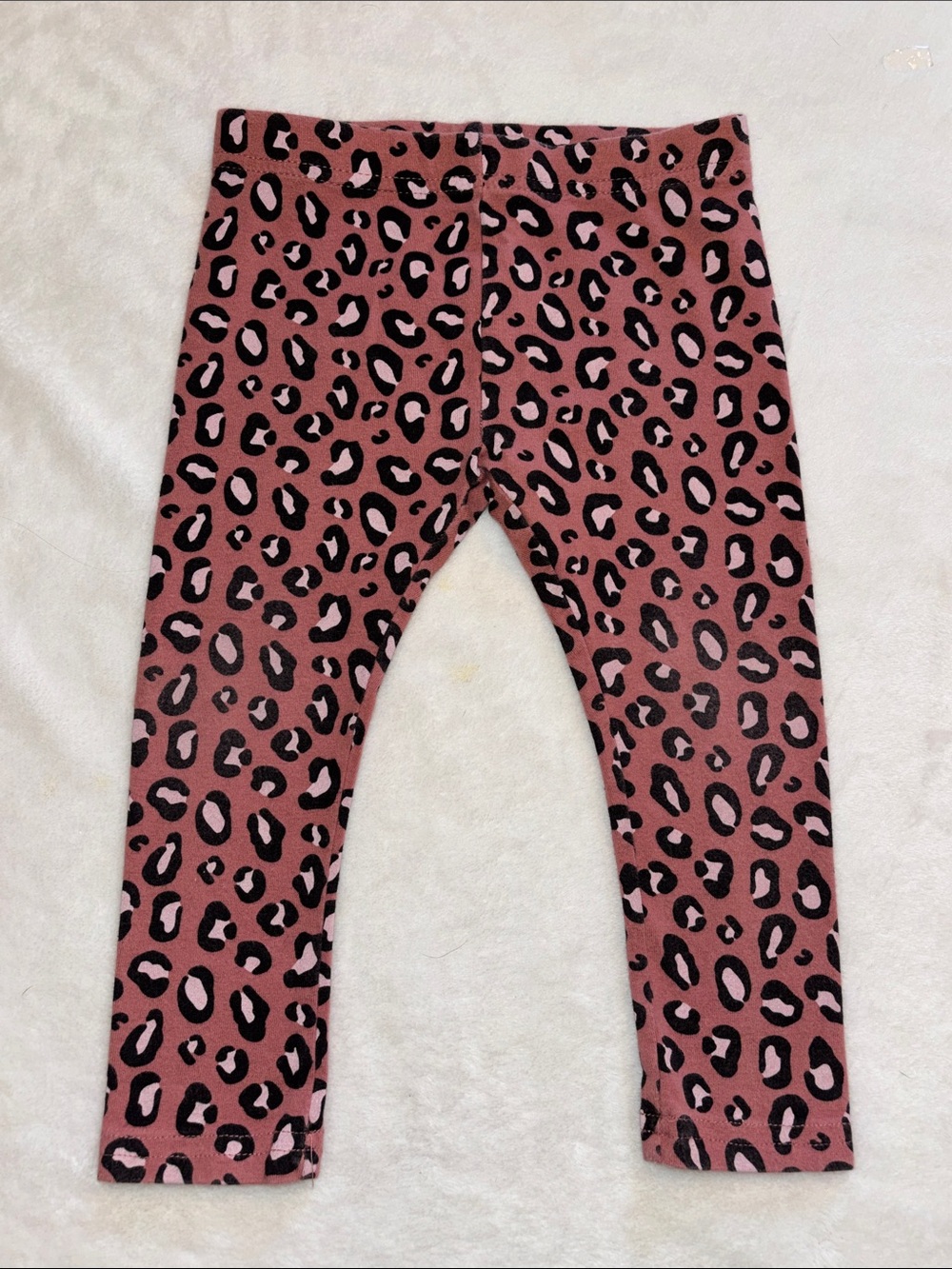 George 18-24 month Girls Pink Leopard Print Stretch Leggings